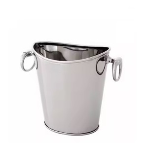 Top Trending Metal Bottle Holder Shells para vino Cerveza Bebidas Tinas Bar Chillers con tapa Party Drinkware Supplies a granel - Product Image 3