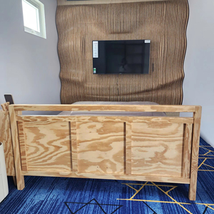 Contreplaqué de pin revêtu de qualité AA 9/12/15/18mm noyau en caoutchouc longue durée coffrage à bas prix pour le fournisseur vietnamien de salon E0 - Product Image 1