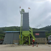 Menara Pengeringan Biji-bijian Kecepatan Tinggi untuk Pengolahan Biji-bijian Struktur Kompak Menara Pengeringan Tanaman Vertikal