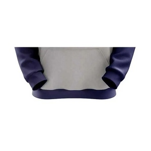 Sudadera con capucha de sublimación de hombre de gran tamaño para ropa de calle con logotipo personalizado en blanco - Product Image 5