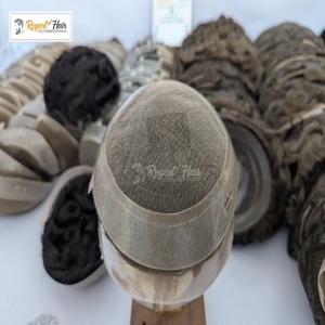 REGENT Premium SFL Toupet pour homme Fabriqué à la main avec des cheveux humains Natural Wave Straight Stock en gros - Product Image 2