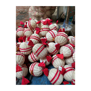 Hand-woven Rattan Bell Handmade TreeMini for Christmas Home Decoration, Christmas Gift Rattan Mini Tree, <b>Top</b> Sales Rattan Bell. - Product Image 3