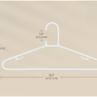 Cintres légers en plastique PP moulés par injection, 2 crochets, épaisseur 0,2 po, sangles fines, design peu encombrant, blanc, personnalisables