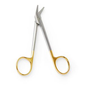Ciseaux chirurgicaux MEDIHEAL en acier inoxydable allemand, robustes, à coupe de fil, demi-or, universels, angulés, pour usage dentaire et chirurgical - Product Image 1