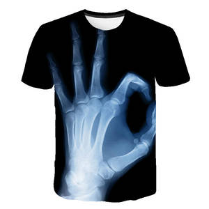 เสื้อยืดแขนสั้นคอกลมพิมพ์ลาย3D สำหรับผู้ชายเสื้อยืดทรงหลวมสไตล์ฮิปฮอปเสื้อยืด100% สำหรับฤดูร้อน - Product Image 3