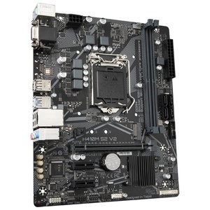 Carte mère d'ordinateur GIGABYTE <span class=keywords><strong>H410M</strong></span> S2 V2 de qualité supérieure, prise en charge du processeur de 10e génération LGA1200, 64 Go SATA DDR4, Intel H410 double canal pour ordinateur de bureau - Product Image 1