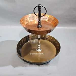 ที่วางเค้กทรงกระบอกทำจากสแตนเลสสตีลหลายชั้นปลอดภัยสำหรับเค้กหลายชั้นและขนมอบ - Product Image 3