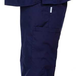 Cuidado DE LA SALUD Material de marca pura Uniforme de hospital Color sólido Conjunto de traje de fregado masculino y femenino de alta calidad - Product Image 6
