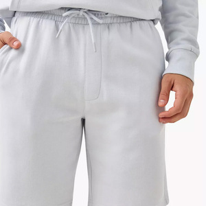 <b>Mens</b> Sweat Hoodie And <b>Shorts</b> Set With Custom Logo Printing Comfortable Two Piece Outfit For Daily Wear Workout And Training - Product Image 6