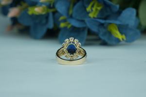 Exclusive Lab Grown Diamond <b>Moissanite</b> <b>Ring</b> Oval and Round Cut VS1 Clarity IGI SGL Certified Gold Rose Gold Silver Wholesale - Product Image 4