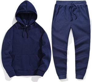 Survêtement personnalisé de haute qualité pour hommes Vêtements décontractés Survêtement pour hommes 2 pièces Full Zipper Gym Jogging Suit - Product Image 2