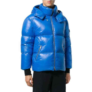 Chaqueta acolchada clásica para hombre, abrigo informal a la moda para exteriores, chaqueta acolchada de marca de lujo, logotipo bordado personalizado para invierno - Product Image 1