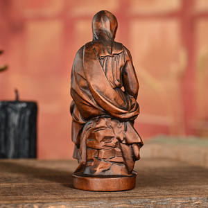 Escultura de madera de la Virgen de <span class=keywords><strong>Bruges</strong></span>, Virgen y el Niño Jesús tallados al estilo renacentista para el arte cristiano clásico - Product Image 3