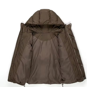 Chaquetas de Invierno Acolchadas de Lona Cosidas a Medida de Alta Calidad para Hombre, Relleno de Algodón de 400g, Cremallera de Nailon para Procesamiento, Empaquetadas en la Parte Delantera - Product Image 2