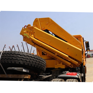 รถบรรทุกติดเครนยกของประสิทธิภาพสูง ขับเคลื่อนด้วยพวงมาลัยขวา SHACMAN F3000 6X4 รถลากจูงพร้อมเครนแขนพับได้ - Product Image 3