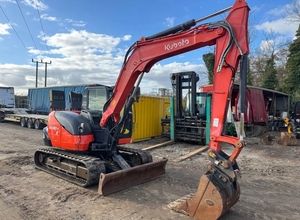 En stock : Mini-excavatrice KX040-5 – Équipement de construction hydraulique fiable, moteur, pompe, boîte de vitesses, haute efficacité, robuste - Product Image 2