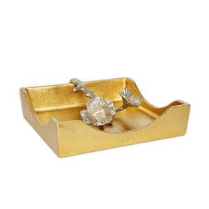 Gold Finished Brass napkin holder Classic Design <b>Wedding</b> Table Decoration <b>Wedding</b> Parties Decorate Brass <b>Tissue</b> Stand - Product Image 2