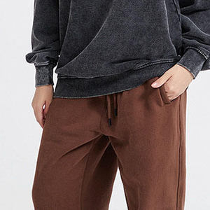 Sudadera de fabricante personalizada 600gsm peso pesado grueso desgastado recortado Zip up bordado parche hombres ácido lavado Zip Up Hoodie - Product Image 5