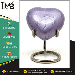 Exportador y proveedor de urnas de cremación de corazón de alta calidad, suministros funerarios de metal, urnas de cremación a precio de fábrica - Product Image 5