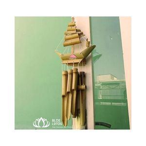 กระดิ่งลมไม้ไผ่ Gem Le Bamboo Wind Chimes - งานฝีมือสร้างสรรค์ใหม่จากเวียดนาม - ผลิตภัณฑ์รักษ์โลก Blue Lotus Farm - Sky P - Product Image 6