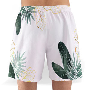 Short de bain d'été en polyester pour homme, coupe courte, uni vintage, séchage rapide, sublimation, deux shorts de plage profonds 6XL, couleur unie - Product Image 2