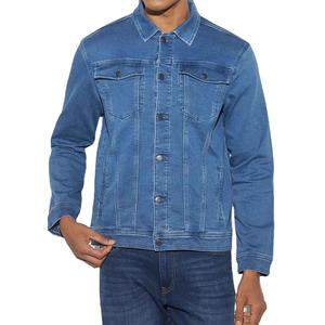 แจ็คเก็ตยีนส์ผู้ชายแฟชั่น น้ำหนักเบา ระบายอากาศได้ดี เหมาะสำหรับการสวมซ้อนเป็นเลเยอร์ แจ็คเก็ตยีนส์ปักลายส่วนตัว - Product Image 2