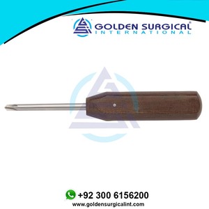 Destornillador al por mayor cabeza Phillips mango Tufnol 250mm reconstrucción herramientas de perforación ortopédica - Product Image 6