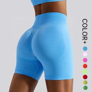 Super Soft Nylon Yogas Shorts for Plus Size <b>Women</b> Breathable Performance Activewear Biker <b>Skorts</b> Elastic Waist for Summer - Product Image 3