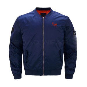 Chaqueta Bomber de alta calidad para hombre, cuello levantado, cierre de Jersey, transpirable, cómoda para uso en exteriores, la mejor calle de invierno - Product Image 1