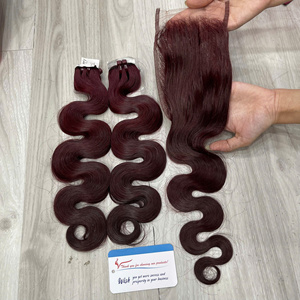 Tendance 2026 : Extensions de cheveux à la vapeur, Ondulation naturelle, Double trame, Cheveux vietnamiens, Livraison directe, Toutes les couleurs disponibles, Prêt à expédier - Product Image 3