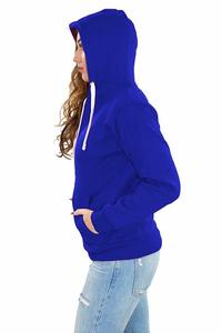 Sweat à capuche zippé surdimensionné et lourd avec logo personnalisé pour femmes Winter Essentials Front Comfortable Plain Zip Sweatshirt pour dames - Product Image 3