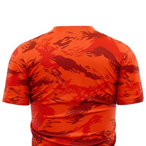 Services OEM et ODM disponibles pour les maillots de football à col rond et manches courtes pour adultes hommes - Product Image 4