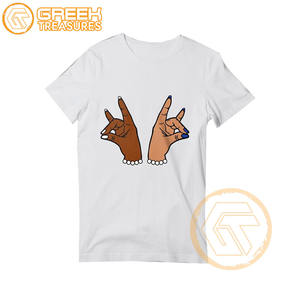 Haut coton XL T-Shirt personnalisé Zeta Phi Beta sororité vêtements haute technologie plaine décontracté femmes fraternité tenues en gros - Product Image 4