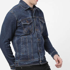 Vestes en jean légères de haute qualité pour hommes à col montant avec motif de lettres pour l'hiver - Product Image 6