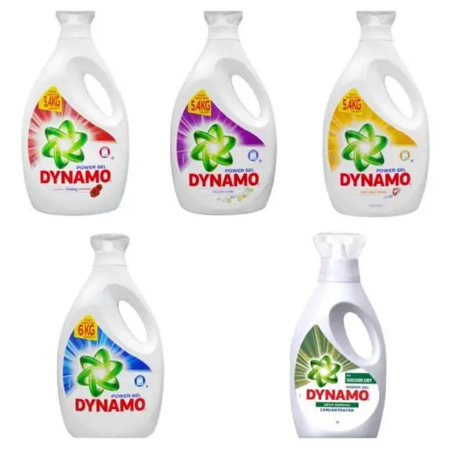 High Effective Dynamo Liquid Detergent Removes Stains Easily (Perfect Clean/ Anti-Bacterial/ Touch of Downy/ Odor Removal)