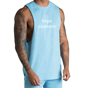 Camiseta sin mangas para hombre Camiseta sin mangas ecológica para hombre Camiseta sin mangas de algodón de bambú sostenible Camiseta sin mangas de alta calidad - Product Image 1