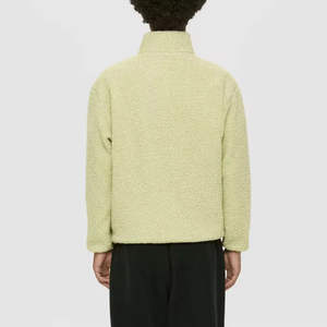 Veste en sherpa pour homme tendance pour l'hiver, tissu léger, manches longues, fermeture éclair, veste en sherpa écologique pour homme - Product Image 4