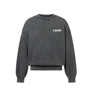 เสื้อสเวตเตอร์แขนยาวสำหรับผู้ชายสีแดงมีฮู้ดดีไซน์พิมพ์ลายเฉพาะตัวทำจากผ้าฝ้ายโพลีเอสเตอร์ - Product Image 1