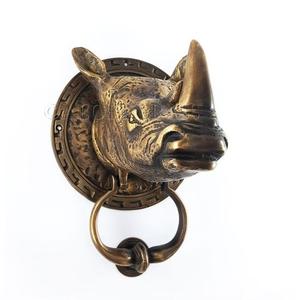 Métal Laiton Nickel Finition Maison Hôtel Porte Heurtoir Décoratif Pour Porte Principale Quincaillerie Produits En Laiton Renard Heurtoir De Porte - Product Image 5