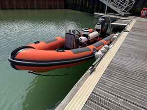 Bateau à moteur d'occasion Humber 5.3M RIB de 1995, associé à un moteur hors-bord Mercury F80 de 80 ch de 2013, avec remorque, à vendre maintenant - Product Image 6