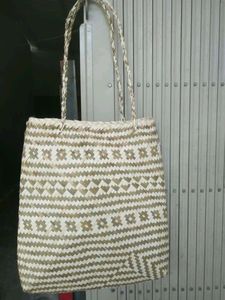 SACS À MAIN NATURELS EN MER RÉUTILISABLE Eco Bag Seagrass - Shopping Bag Fashion Eco Friendly - Product Image 4