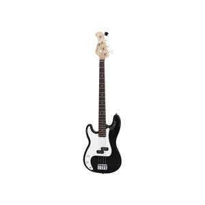 DIMAVERY PB-320 Left-Handed Maple Neck & Body Professional 4-<b>String</b> Electric Bass Guitar <b>Black</b> - Product Image 1