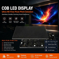 Écran LED COB P1.25 / P1.8mm pour centre de contrôle et salle de surveillance de sécurité, 3840Hz HDR, fine résolution de pixel, mur d'écrans LED
