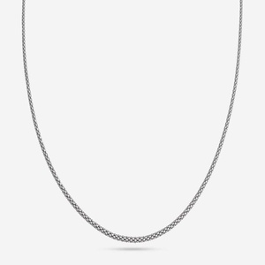 92.5 <b>Silver</b> Chain 191422 18K Gold & Rhodium Plated Featuring Pearl & Diamond Religious Style for Wedding Gift Engagement Party - Product Image 4