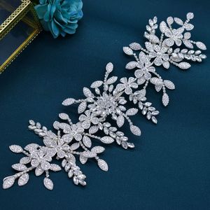 Couronne de mariage en alliage luxueuse, ornée de strass, couronne de mariée - Product Image 2