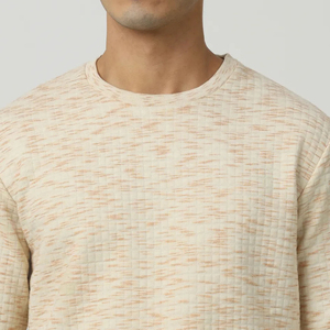 เสื้อสเวตเชิ้ตคอกลมแขนยาวผ้าฟลีซคอตตอน 100% สำหรับผู้ชาย สีพื้น ย้อมแบบธรรมชาติ เป็นมิตรกับสิ่งแวดล้อม สำหรับฤดูหนาว รับผลิตแบบ ODM - Product Image 6