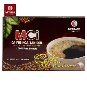 Sucre Halal Certifié Caféiné 0.03 kg Sac Soluble Café Instantané Poudre Boîte 1in1 Made Vietnam Top Marque Qualité Faible quantité minimale de commande OEM - Product Image 5