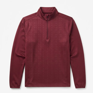 Athletic <b>Men</b> Quarter Zip Sports <b>Jacket</b> Breathable Long Sleeve Training Top <b>Running</b> Gym Workout Outdoor Active Performance - Product Image 1