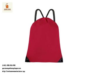 Couleur personnalisée de base unisexe Vietnam 100% Sac à dos à cordon en polyester 420D personnalisé avec logo - Product Image 6