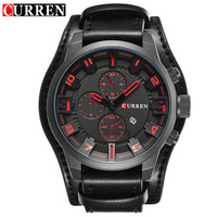 Montre-bracelet pour homme CURREN 8225, mouvement à quartz japonais de haute qualité, étanche, en alliage, analogique